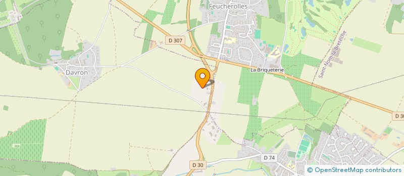 localisation de l'entreprise MONSIEUR BERNARD FREMIN  DAVRON