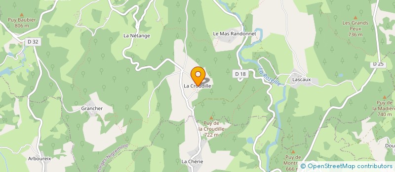 localisation de l'entreprise MONSIEUR BERNARD FRENNET à SAINT-GEORGES-NIGREMONT