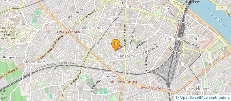 localisation de l'entreprise MONSIEUR BERNARD FRIOT  BORDEAUX