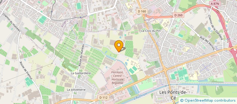 localisation de l'entreprise MONSIEUR BERNARD FROGER  LES PONTS-DE-CE