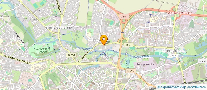 localisation de l'entreprise MONSIEUR BERNARD FROISSART  SAINT-NICOLAS