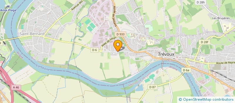 localisation de l'entreprise MONSIEUR BERNARD FROMAIN à TREVOUX