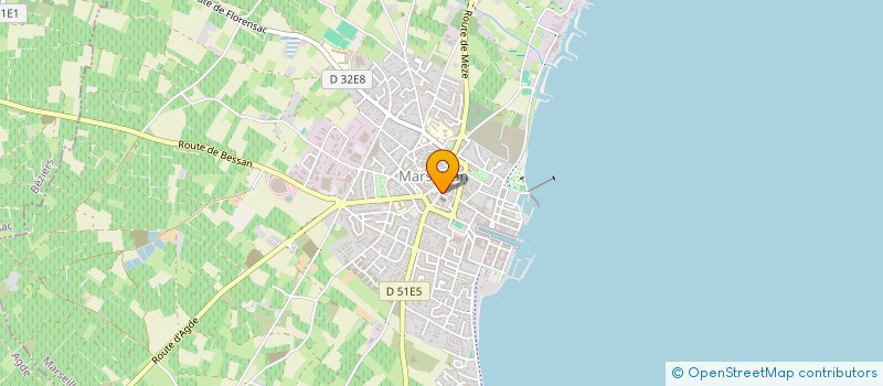 localisation de l'entreprise MONSIEUR BERNARD FULCRAND à MARSEILLAN