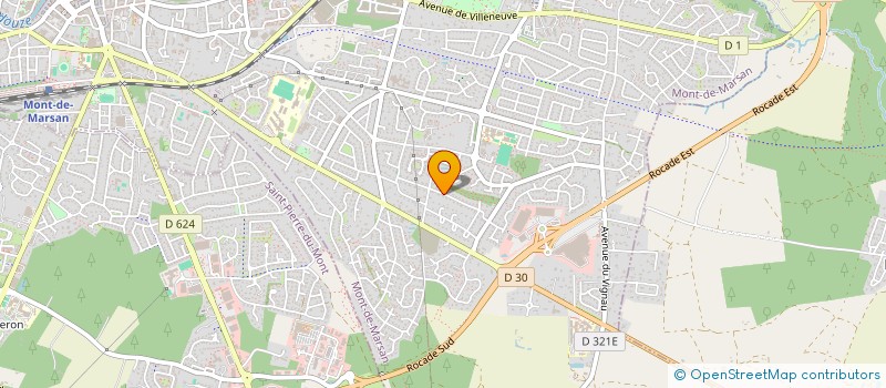 localisation de l'entreprise MONSIEUR BERNARD FURSTENBERGER  MONT-DE-MARSAN