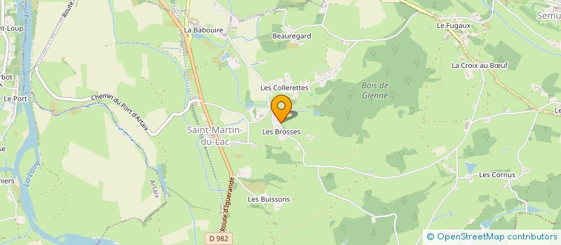 localisation de l'entreprise MONSIEUR BERNARD FUZY  VARENNE L'ARCONCE