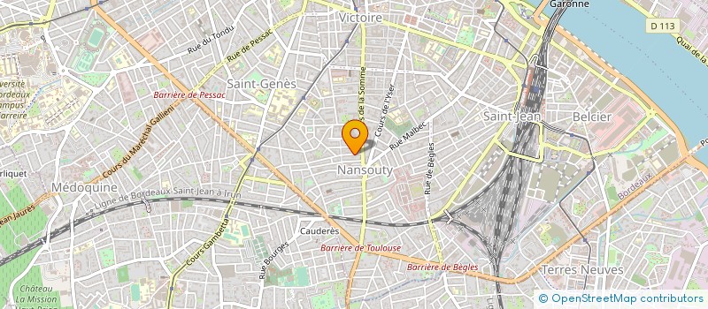 localisation de l'entreprise MONSIEUR BERNARD GABINSKI à BORDEAUX