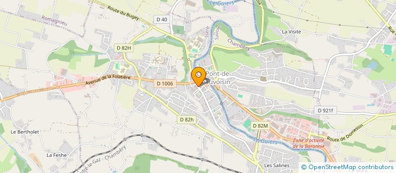 localisation de l'entreprise MONSIEUR BERNARD GAETAN  LE PONT-DE-BEAUVOISIN