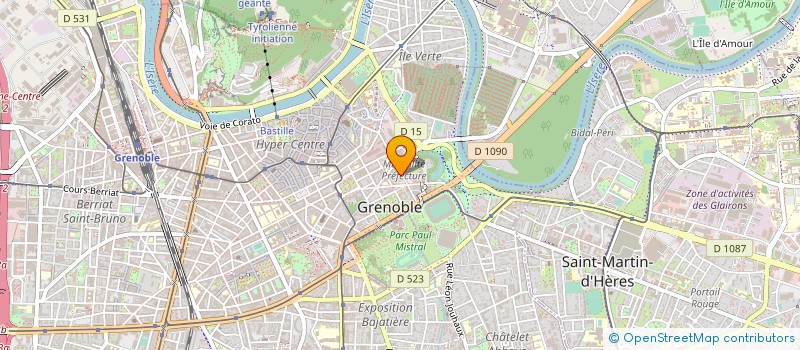 localisation de l'entreprise MONSIEUR BERNARD GAIDIOZ à GRENOBLE