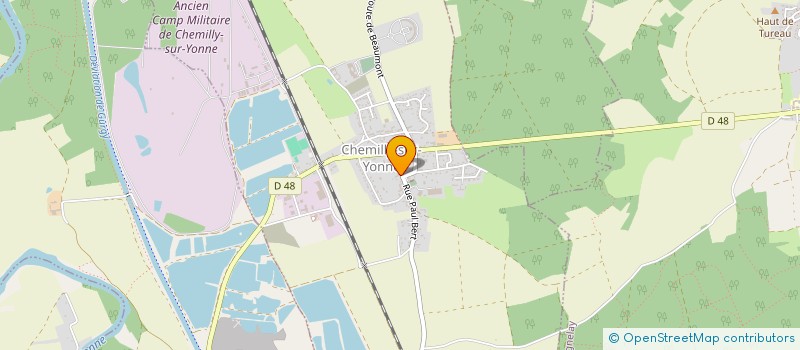 localisation de l'entreprise MONSIEUR BERNARD GALBES  CHEMILLY-SUR-YONNE