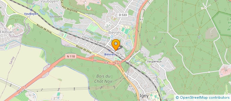 localisation de l'entreprise MONSIEUR BERNARD GALET  BIEVRES