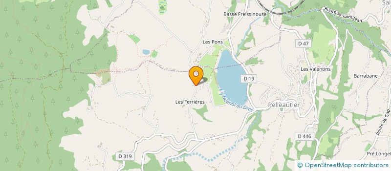 localisation de l'entreprise MONSIEUR BERNARD GALLIANO à PELLEAUTIER