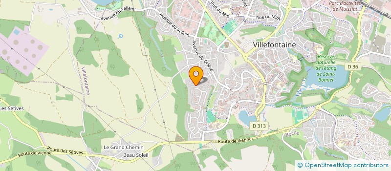 localisation de l'entreprise MONSIEUR BERNARD GALLIN-MARTEL  VILLEFONTAINE