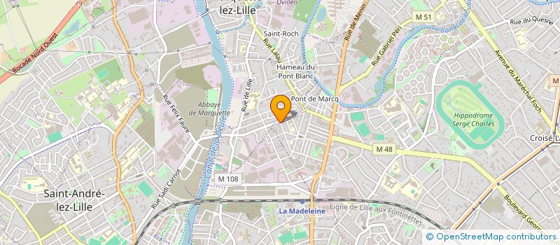 localisation de l'entreprise MONSIEUR BERNARD GALLOO à MARCQ-EN-BARŒUL
