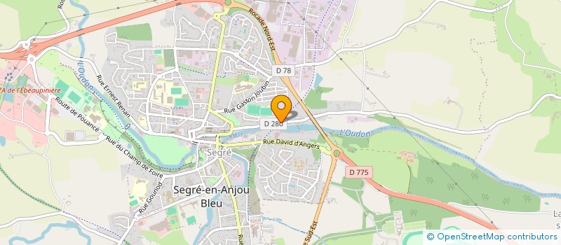 localisation de l'entreprise MONSIEUR BERNARD GANDON à SEGRE-EN-ANJOU BLEU