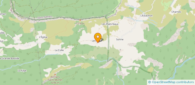 localisation de l'entreprise MONSIEUR BERNARD GANDON  SAINT-GENIEZ