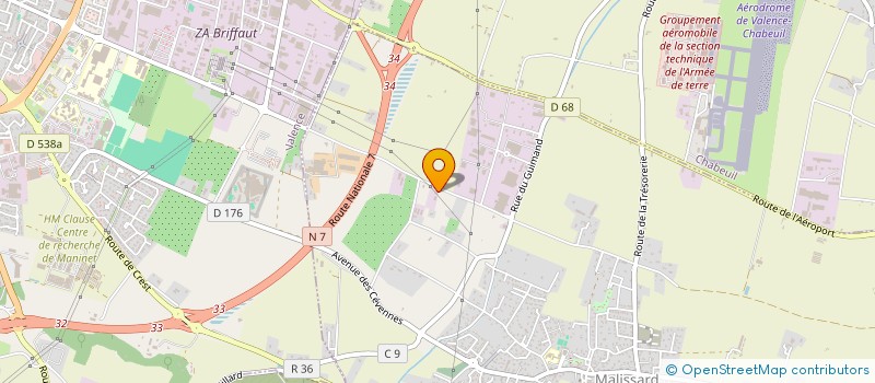 localisation de l'entreprise MONSIEUR BERNARD GARAYT  MALISSARD