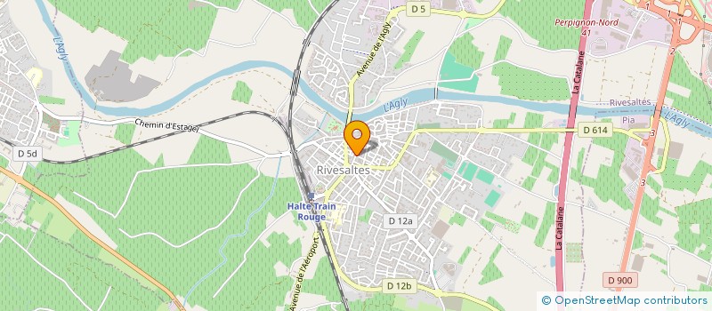 localisation de l'entreprise MONSIEUR BERNARD GARCIA  RIVESALTES