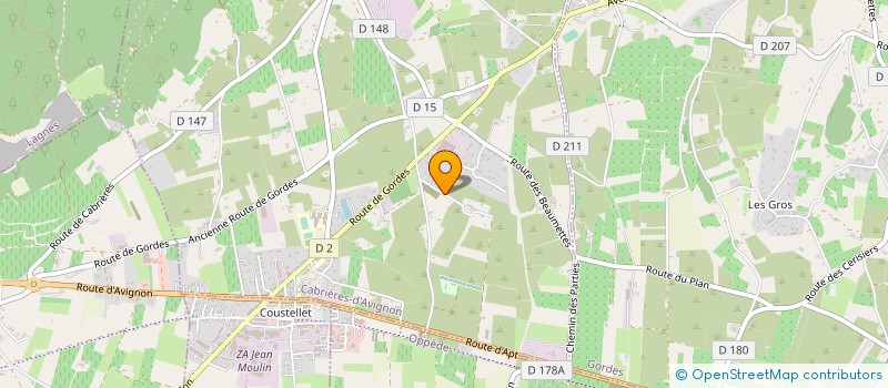 localisation de l'entreprise MONSIEUR BERNARD GARCIA  CABRIERES-D'AVIGNON