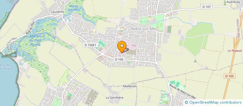 localisation de l'entreprise MONSIEUR BERNARD GARDE  NIEUL-SUR-MER