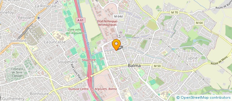 localisation de l'entreprise MONSIEUR BERNARD GARDES  BALMA