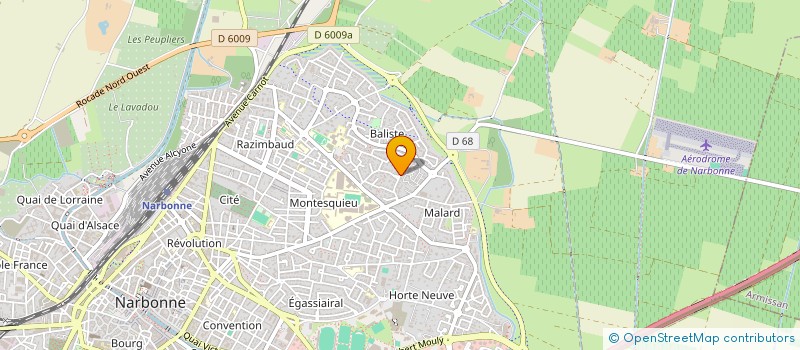 localisation de l'entreprise MONSIEUR BERNARD GARDEY DE SOOS  NARBONNE