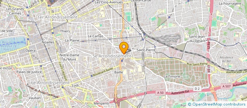 localisation de l'entreprise MONSIEUR BERNARD GARIBALDI  MARSEILLE