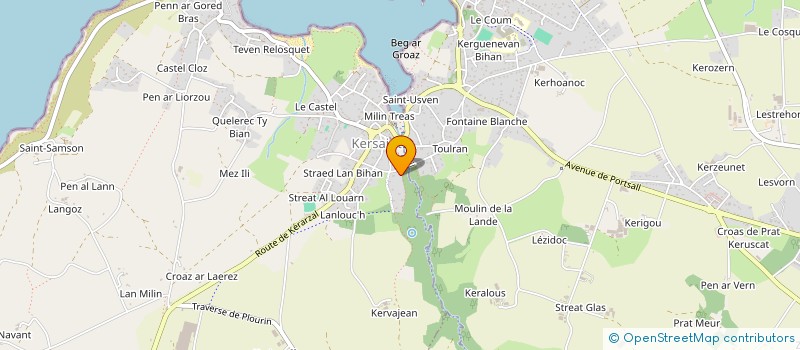 localisation de l'entreprise MONSIEUR BERNARD GARO  LANDUNVEZ