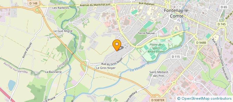 localisation de l'entreprise MONSIEUR BERNARD GARON  FONTENAY-LE-COMTE