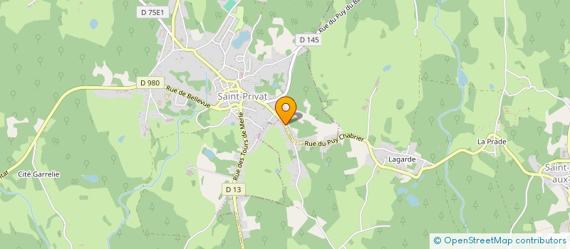 localisation de l'entreprise MONSIEUR BERNARD GARRELOU  SAINT-JULIEN-AUX-BOIS