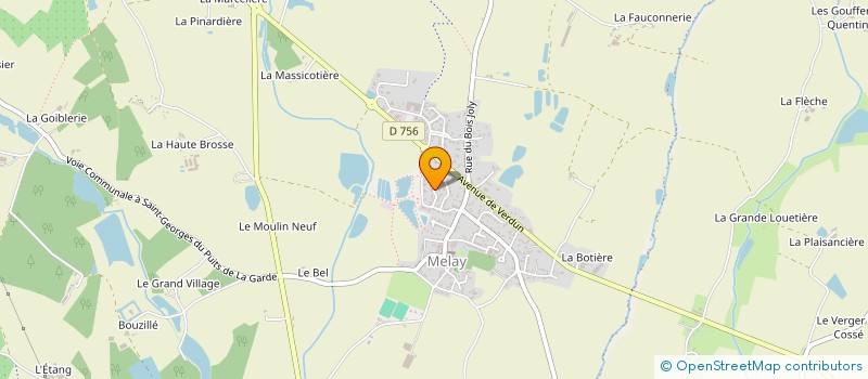 localisation de l'entreprise MONSIEUR BERNARD GASCHET  CHEMILLE-EN-ANJOU