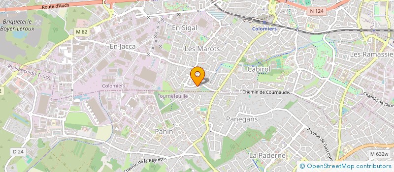 localisation de l'entreprise MONSIEUR BERNARD GASCOIN à COLOMIERS