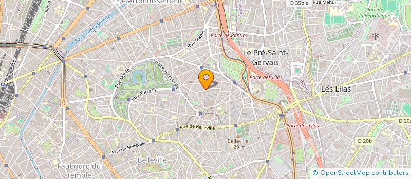 localisation de l'entreprise MONSIEUR BERNARD GAST  PARIS