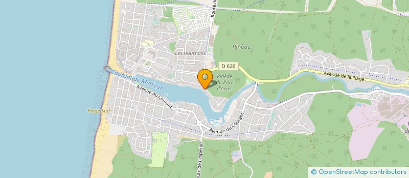 localisation de l'entreprise MONSIEUR BERNARD GASTON  MIMIZAN