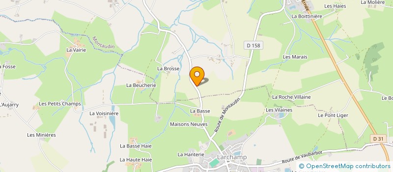 localisation de l'entreprise MONSIEUR BERNARD GATEL à LARCHAMP