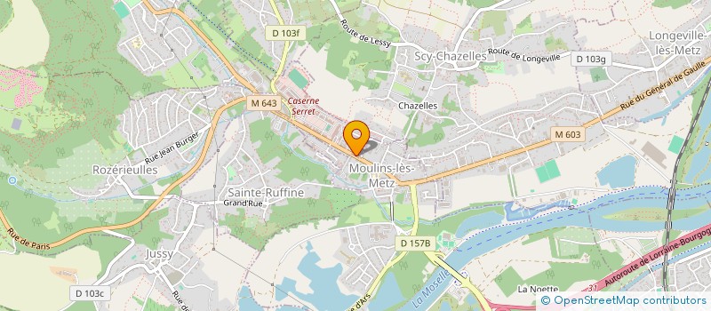 localisation de l'entreprise MONSIEUR BERNARD GAUDIN à CHATEL-SAINT-GERMAIN