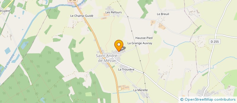 localisation de l'entreprise MONSIEUR BERNARD GAUQUELIN à MESSEI