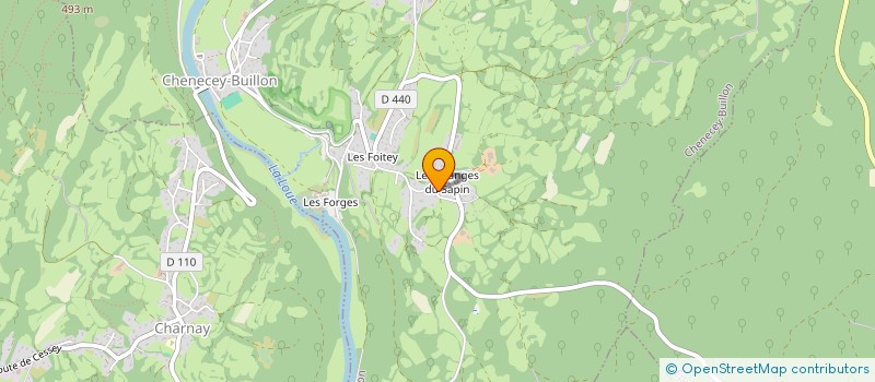 localisation de l'entreprise MONSIEUR BERNARD GAUTHIER à CHENECEY-BUILLON