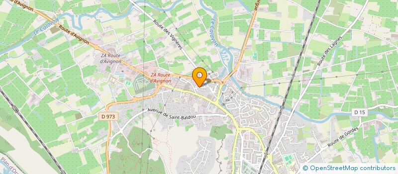 localisation de l'entreprise MONSIEUR BERNARD GAUTIER  CAVAILLON