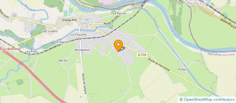 localisation de l'entreprise MONSIEUR BERNARD GAUTIER à DOMPIERRE-SUR-BESBRE