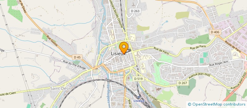 localisation de l'entreprise MONSIEUR BERNARD GAUTIER à LISIEUX