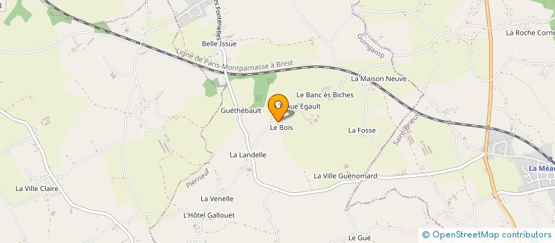 localisation de l'entreprise MONSIEUR BERNARD GAY  PLERNEUF