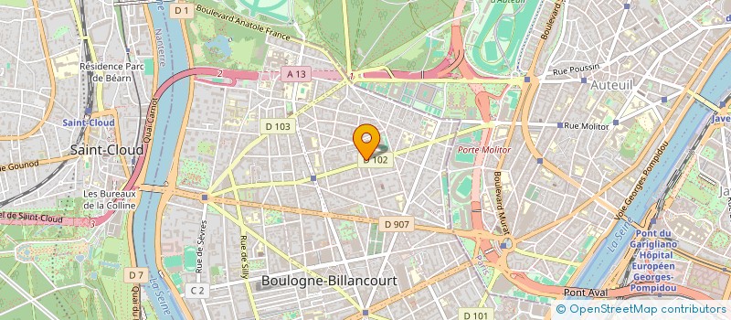 localisation de l'entreprise MONSIEUR BERNARD GAY à BOULOGNE-BILLANCOURT
