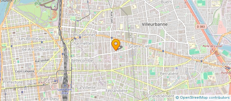 localisation de l'entreprise MONSIEUR BERNARD GAY  VILLEURBANNE