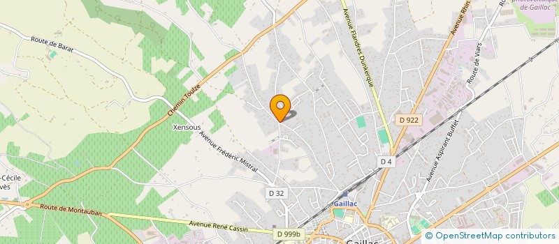 localisation de l'entreprise MONSIEUR BERNARD GELIS à GAILLAC