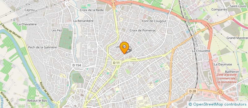 localisation de l'entreprise MONSIEUR BERNARD GELY  BEZIERS