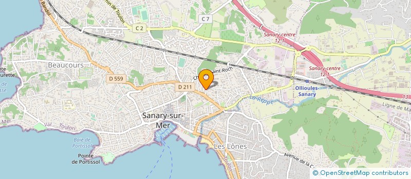localisation de l'entreprise MONSIEUR BERNARD GENNARO à SANARY-SUR-MER