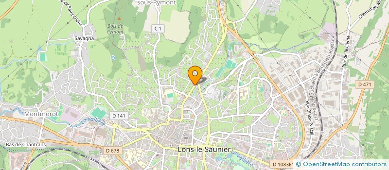 localisation de l'entreprise MONSIEUR BERNARD GENTELET à LONS-LE-SAUNIER
