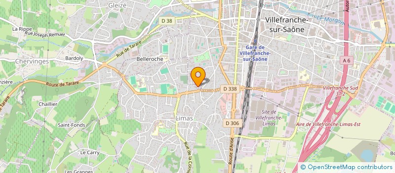 localisation de l'entreprise MONSIEUR BERNARD GENTILI  VILLEFRANCHE-SUR-SAONE