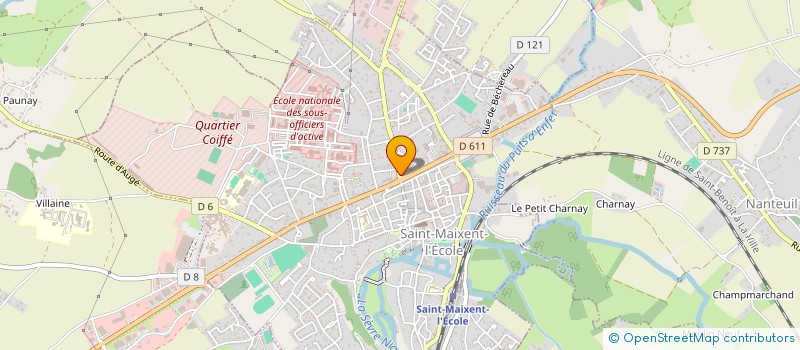 localisation de l'entreprise MONSIEUR BERNARD GENTILLEAU à SAINT-MAIXENT-L'ECOLE