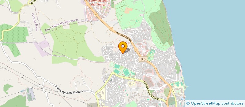 localisation de l'entreprise MONSIEUR BERNARD GEOFROY  MARTIGUES